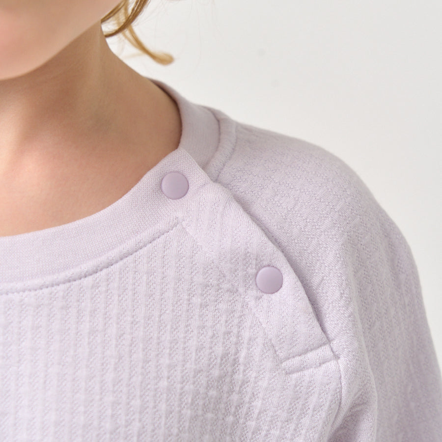 Super Soft TENCEL Modal Pullover - Light Purple - alternate view