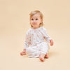 Silky Soft TENCEL Modal Long Sleeve Tee - Peach - close-up view