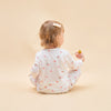 Silky Soft TENCEL Modal Long Sleeve Tee - Peach - lifestyle view