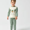 Super Soft TENCEL Modal & Organic Cotton Pajama - Little Plant - close-up view