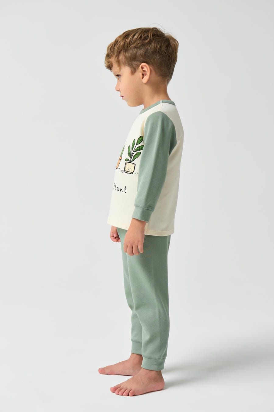 Super Soft TENCEL Modal & Organic Cotton Pajama - Little Plant - lifestyle view