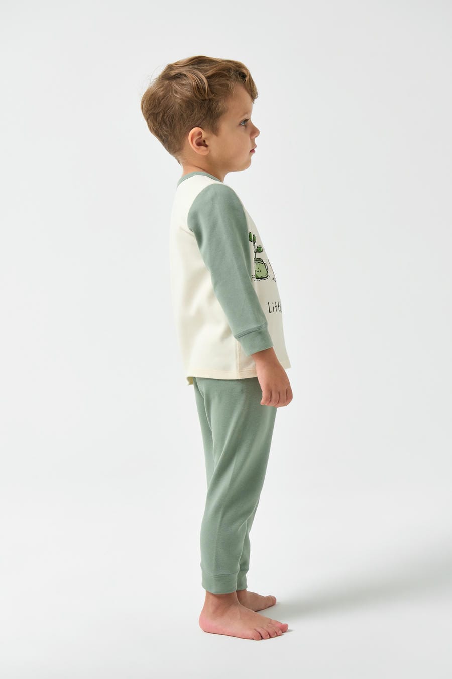 Super Soft TENCEL Modal & Organic Cotton Pajama - Little Plant - alternate view