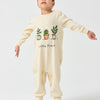 Double Layer Super Soft TENCEL Modal & Organic Cotton Footie Crotch Zipper Pajama - Little Plant