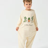 Super Soft TENCEL Modal & Organic Cotton Footie Crotch Zipper Pajama - Little Plant