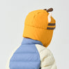 Kids Bumblebee White Duck Down Winter Hat - alternate view