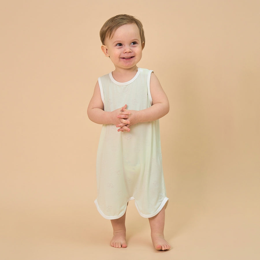 Baby Modal Loungewear Soft Breathable Sleepwear - Green