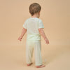 Silky Soft TENCEL Modal Tee - Green Panda - detail view