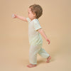 Silky Soft TENCEL Modal Tee - Green Panda - close-up view