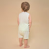 Little Plant Kids T-Shirt Modal Soft Breathable Summer Top Lightweight Tee - Green - close-up view