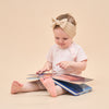 Little Plant Baby Modal Romper Soft Breathable Pajamas - Pink - close-up view