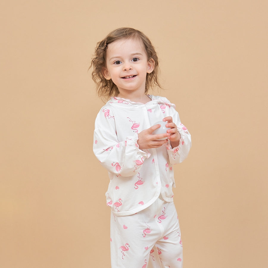 Silky Soft TENCEL Modal Light Coat - Flamingo - detail view