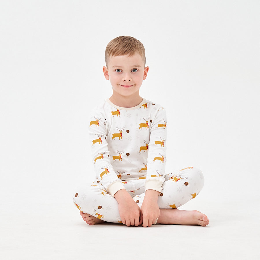 Super Soft TENCEL Modal & Organic Cotton Pajama - Reindeer - lifestyle view