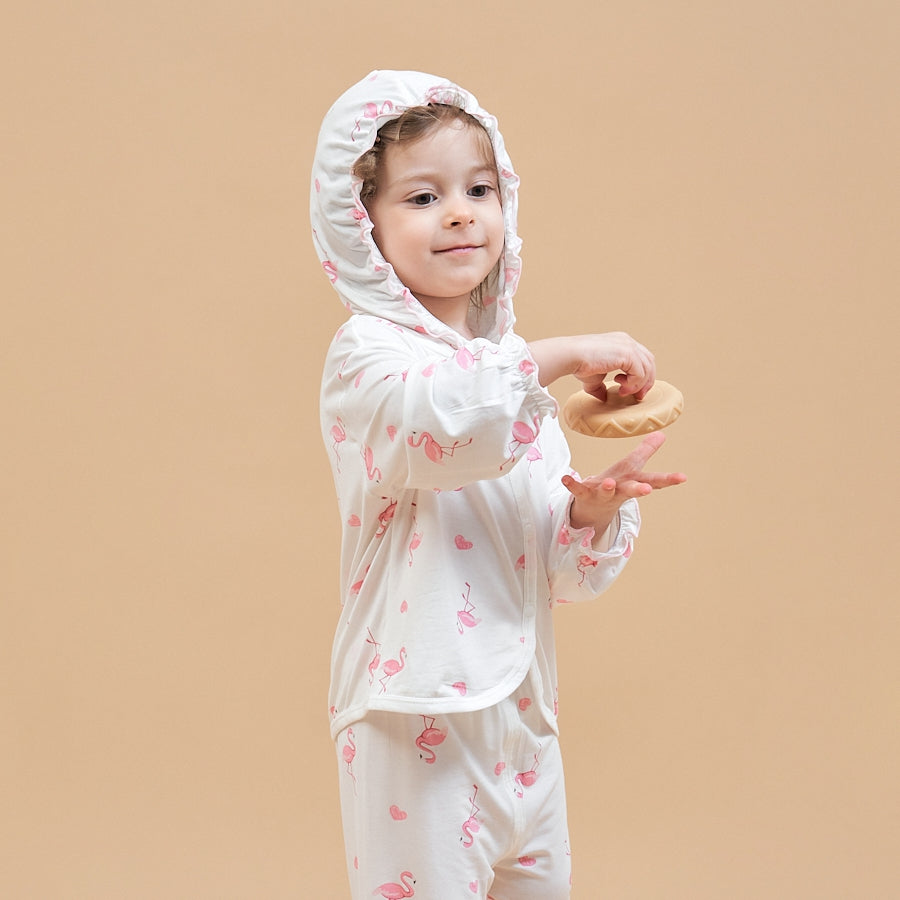 Silky Soft TENCEL Modal Light Coat - Flamingo