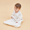 Super Soft Pima Cotton 2-Way Zip Sleep Sack - Flower - close-up view