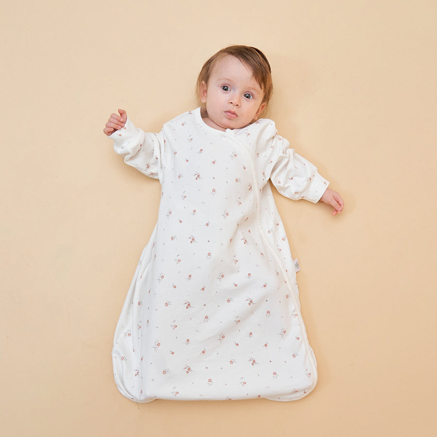 Super Soft Pima Cotton 2-Way Zip Sleep Sack - Flower
