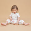 Silky Soft TENCEL Modal Lightweight Romper - Flamingo - lifestyle view