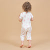 Silky Soft TENCEL Modal Lightweight Romper - Flamingo - detail view