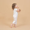 Silky Soft TENCEL Modal Lightweight Romper - Flamingo - back view