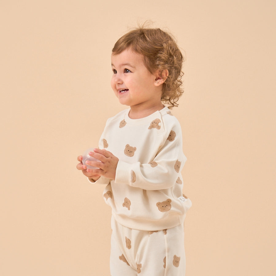 Super Soft TENCEL Modal Pullover - Bear - back view