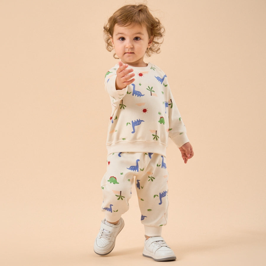 Super Soft TENCEL Modal Pullover - Dinosaur - lifestyle view