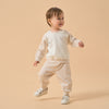 Super Soft TENCEL Modal Joggers - Light Brown - close-up view