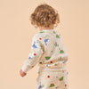 Super Soft TENCEL Modal Pullover - Dinosaur - close-up view