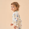 Super Soft TENCEL Modal Pullover - Dinosaur - back view