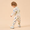 Super Soft TENCEL Modal Joggers - Dinosaur - detail view