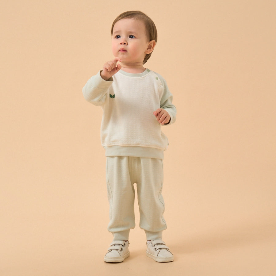 Super Soft TENCEL Modal Pullover - Green - lifestyle view