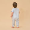 Little Plant Baby Sleep Sack 2-Way Zip Pima Cotton Sleepwear - back view