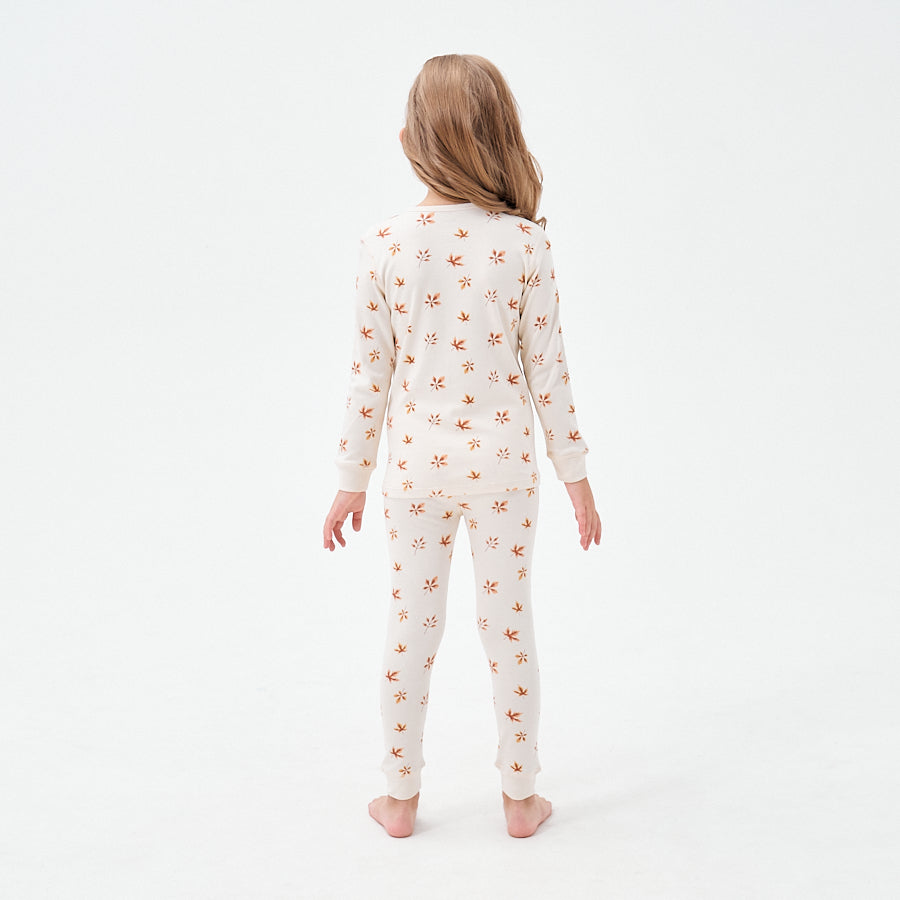 Super Soft TENCEL Modal & Organic Cotton Pajama - Maple Leaf - detail view