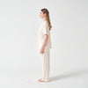 Silky Soft Adult TENCEL Modal Pajama Set - Yellow - detail view