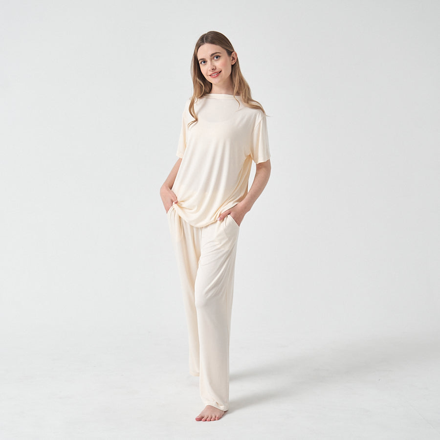 Silky Soft Adult TENCEL Modal Pajama Set - Yellow