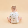 Silky Soft TENCEL Modal Long Sleeve Bodysuit - Dinosaur - lifestyle view