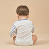 Silky Soft TENCEL Modal Long Sleeve Bodysuit - Navy Bear - lifestyle view