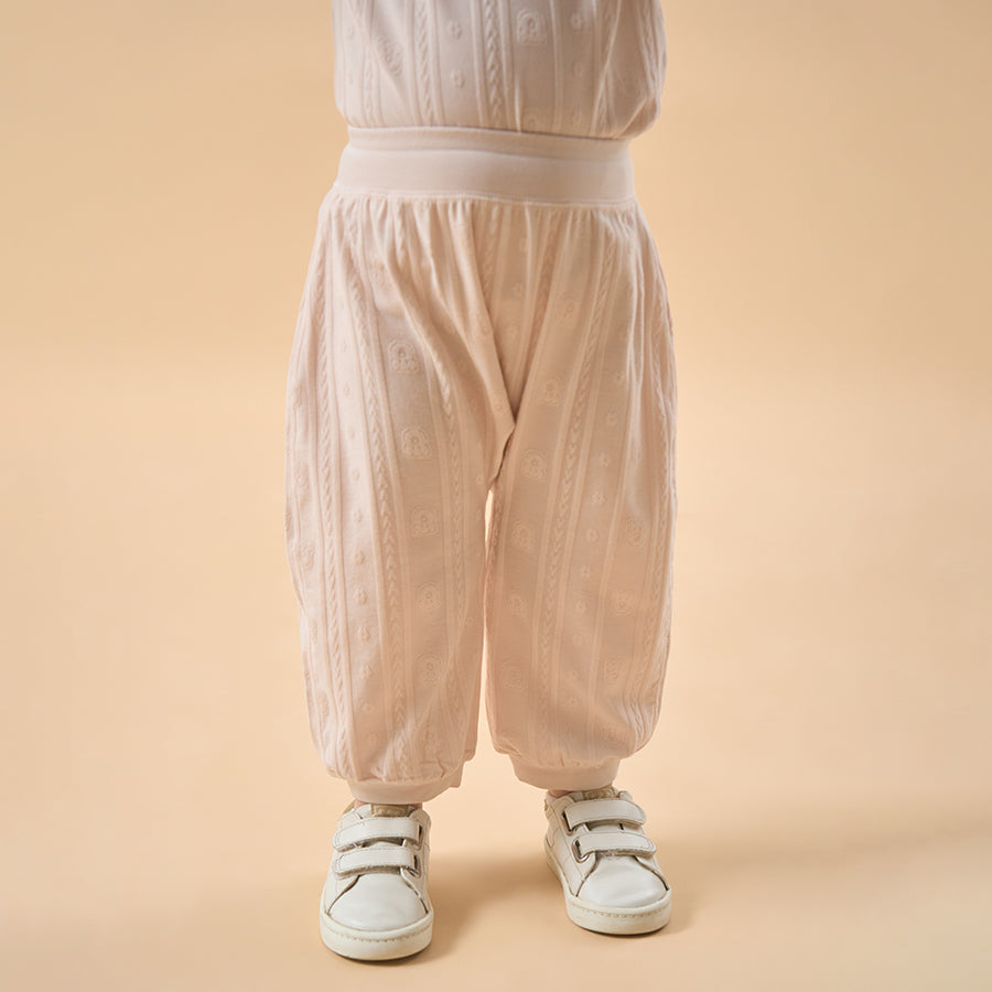 Super Soft TENCEL Modal Pull-On Pant - Pink Bear