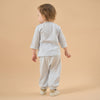 Super Soft TENCEL Modal Pull Over - Blue Bear - close-up view