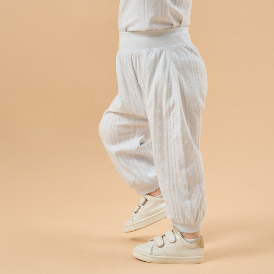 Super Soft TENCEL Modal Pull-On Pant - Blue Bear - back view