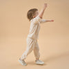 Super Soft TENCEL Modal Pull Over - Light Brown Bear - close-up view