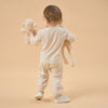 Super Soft TENCEL Modal Pull Over - Light Brown Bear - back view