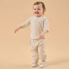 Super Soft TENCEL Modal Pull Over - Light Brown Bear - detail view
