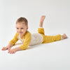 Little Plant Silky Soft TENCEL Modal Mid-Rise Long Pant - Yellow - alternate view