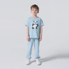 Boys' TENCEL™ Modal 2pc Panda T-Shirt & Pants Set - Blue