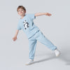Boys' TENCEL™ Modal 2pc Panda T-Shirt & Pants Set - Blue