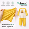 Little Plant Kids Modal Sleepwear Set Soft Pajamas Outfit -Yellow - alternate view