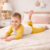 Little Plant Kids Modal Sleepwear Set Soft Pajamas Outfit -Yellow - view 7