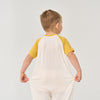 Little Plant Super Soft TENCEL Modal & Organic Cotton Romper- Yellow - alternate view