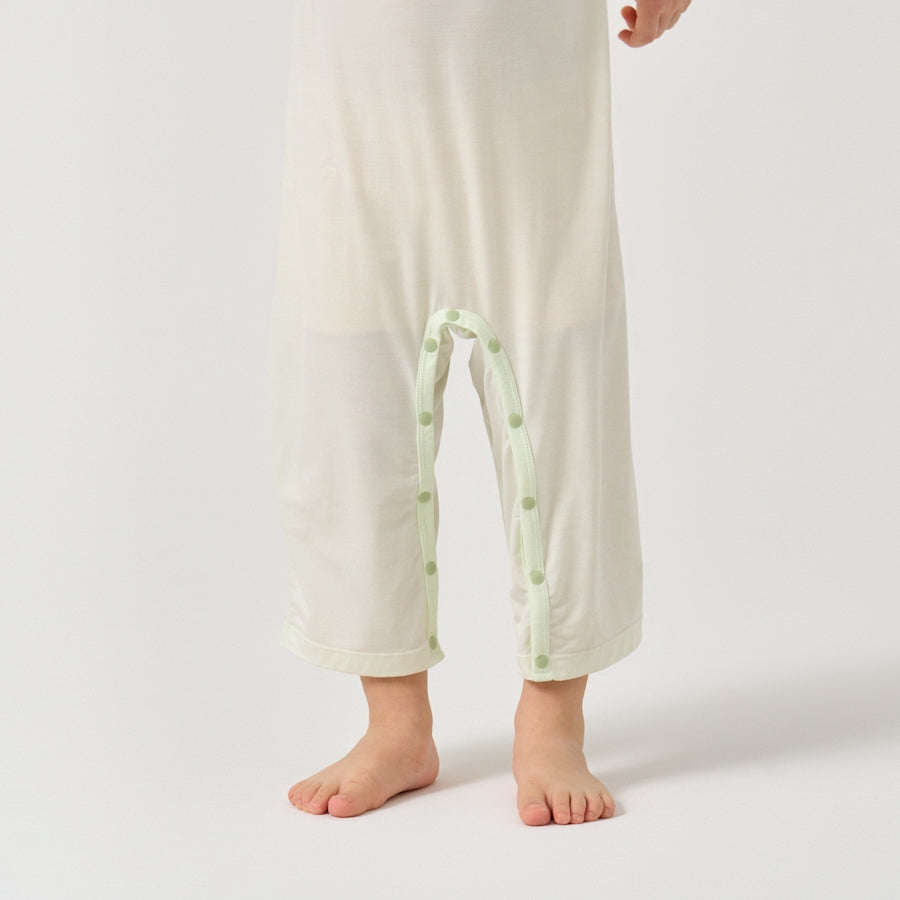 Little Plant Super Soft TENCEL Modal Romper- Green - alternate view
