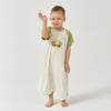 Little Plant Super Soft TENCEL Modal Robe -Green - detail view