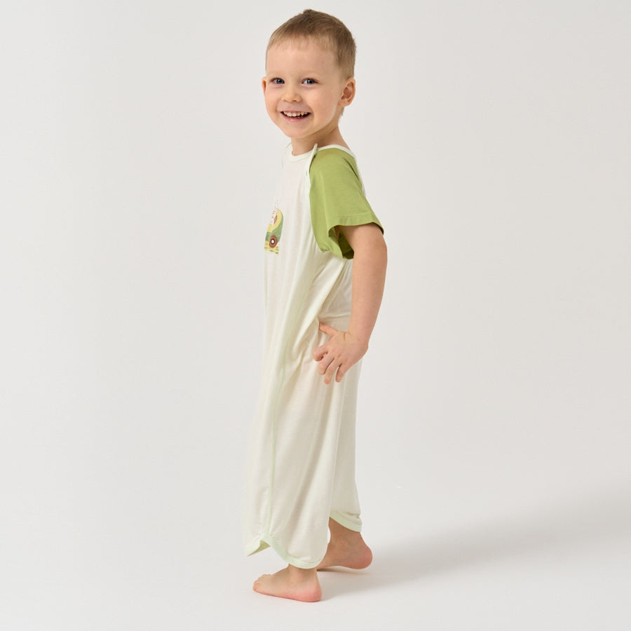 Little Plant Super Soft TENCEL Modal Robe -Green - view 7